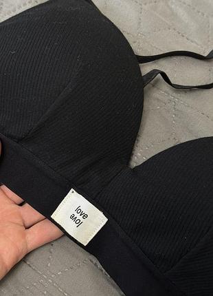 Бюстгальтер h&m чорний, 75a 3