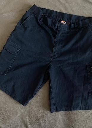Чоловічі карго шорти dickies темно-сині uk36 l/xl