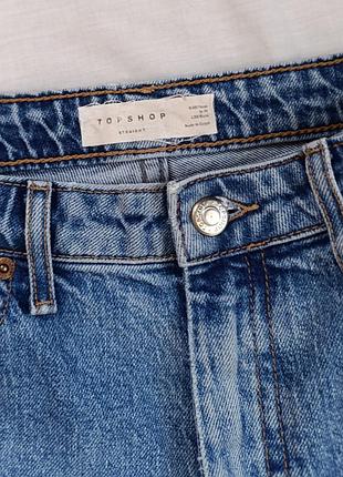 Джинсы прямые укороченные topshop оригинал 3