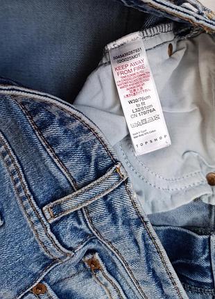 Джинсы прямые укороченные topshop оригинал 4