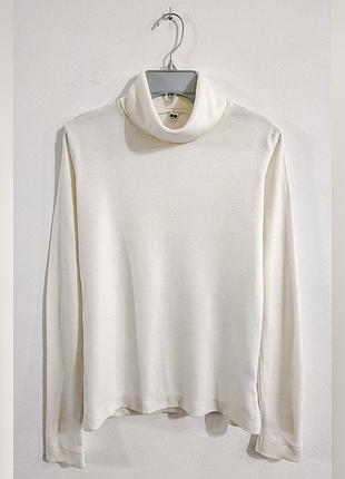 Свитер-гольф из тонкого флиса uniqlo