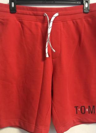 Шорты tommy hilfiger красные l xl