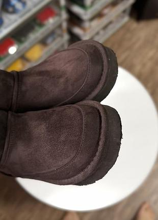 Черевики для дівчинки zara демісезонні, коричневі, розмір 33