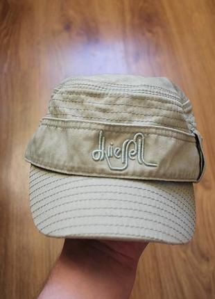 Винтажная кепка на небольшую голову нимка diesel / милитари diesel cadet cap army vintage y2k