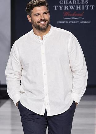 Чоловіча біла сорочка charles tyrwhitt xxxl 100% бавовна