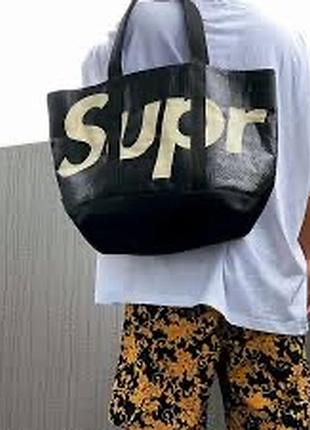 Сумка з рафії  supreme 2