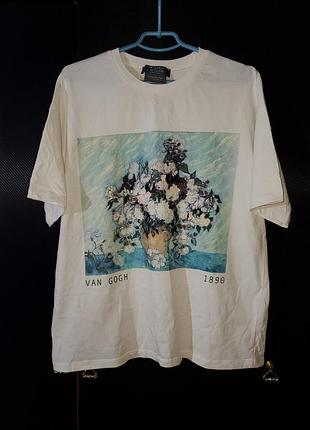 Футболка primark x van gogh коллаб оригинал мужская летняя l-xl