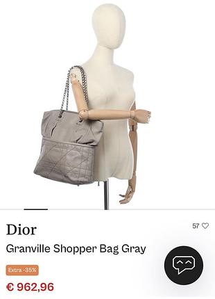 Сумка dior granville shopper bag, оригинал 8