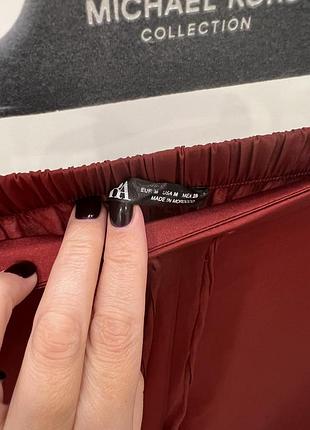 Брюки штани піжамні сатинові zara 6