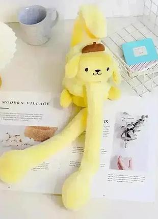 Пухнасті навушники з рухомими вушками (sanrio / pompompurin)