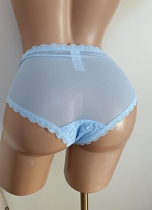 Полупрозрачные ажурные трусики. 3