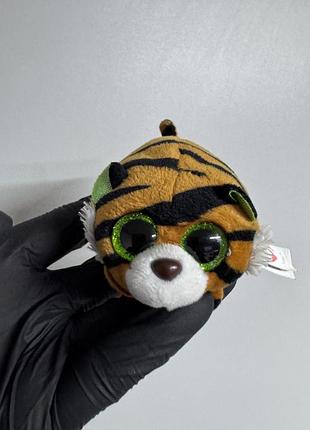 М'яку плюшеву іграшку-антистрес ty teeny ty's — тигреня «tiggy» великими блискучими зеленими очима.