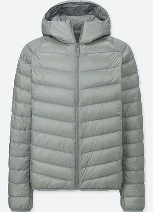 Чоловіча ультралегка пухова куртка-парка uniqlo men ultra light down parka (артикул 407548)