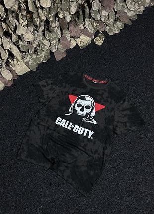 Офіційна футболка call of duty оригінал мерч, варена геймерська футболка кофта з привидом ghost розмір м