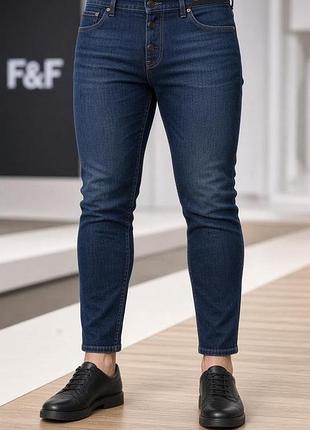 Джинси чоловічі f&f сині 2xl бавовна / денім