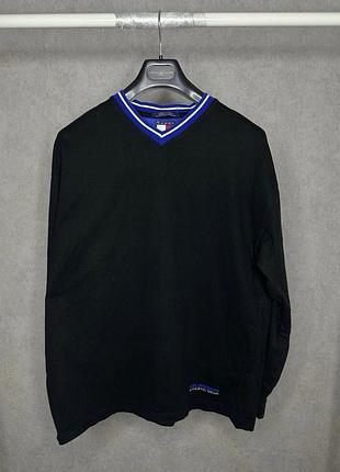 Черный свитшот кофта с длинным рукавом мужская Tommy hilfiger