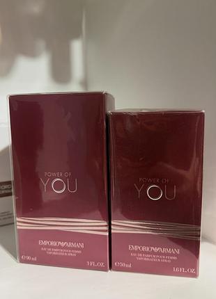 Emporio armani power of you оригінал (50ml/90ml)
