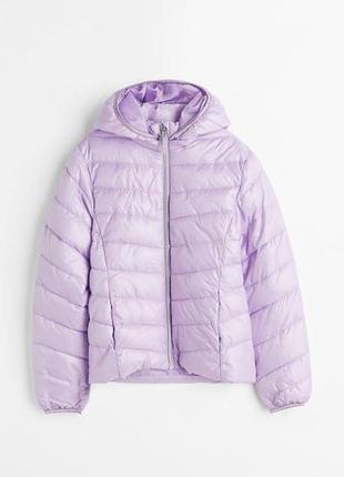 Легка демісезонна куртка h&m для дівчинки, р. 158 (12-14 років), лавандова бузкова