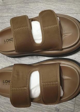 Шльопанці жіночі lonza shoes коричневі