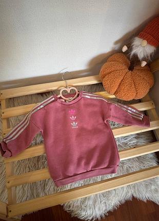 Світшот adidas 🩷 розмір - 80 (9-12 міс) стан - чудовий