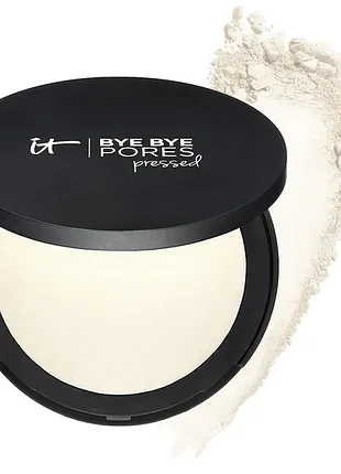 Пудра для обличчя it cosmetics bye bye pores translucent пресована 9 гр
