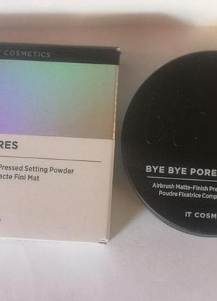 Пудра для обличчя it cosmetics bye bye pores translucent пресована 9 гр 4
