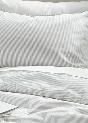 Підковдра ikea 140х200 см в смужку 100% бавовна пододіяльник икеа