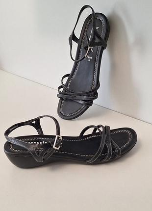 Шкіряні босоніжки сандалі honeysoles, розмір 38 (uk 5)