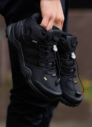 Adidas terrex fast r mid gore-tex triple black