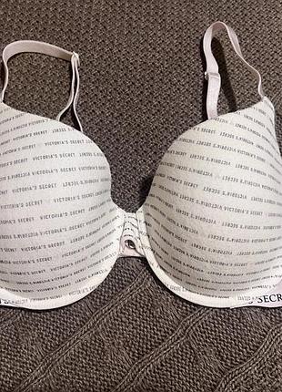Бюстгальтер жіночий victoria's secret білий з логотипом