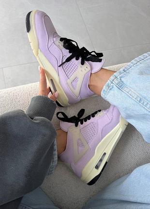 Кроссовки nike air jordan 4 «&nbsp;pink denim&nbsp;» 2