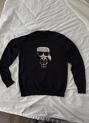 Кофта karl lagerfeld чорна база 3
