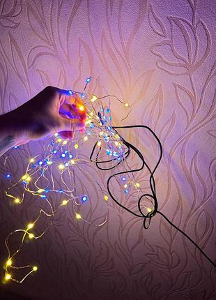 Смарт-гірлянда «роса» led rgb 10м