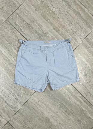 Suitsupply men's light blue swim shorts trunks size m mesh lining swimwear шорти купальні пляжні