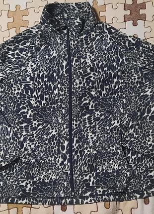 Жіноча флісова кофта janina на блискавці, розмір xxl / 3xl (батал)