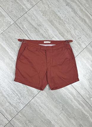 Suitsupply men's burgundy swim shorts trunks size m mesh lining swimwear шорти купальні пляжні