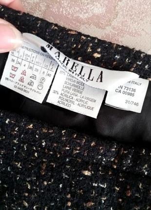 Вовняна спідниця міді олівець marella ( max mara) 8