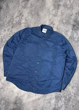 Водостойкая свободная куртка рубашка zara