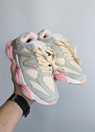 Жіночі кросівки new balance 9060 | gore-tex  • grey pink •