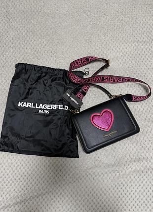Сумка karl lagerfeld + мішечок. не використовувалась взагалі, присутні усі бірки.
