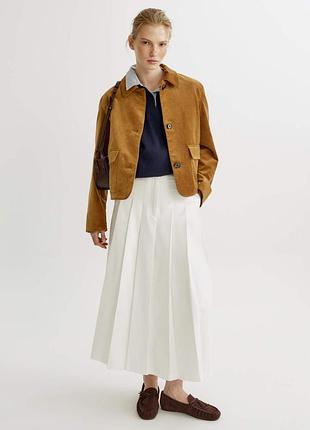 Спідниця  massimo dutti білий джинс р.m