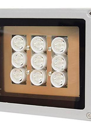Инфракрасный прожектор lightwell lw9-100ir45-220 100 м 850 нм 45°