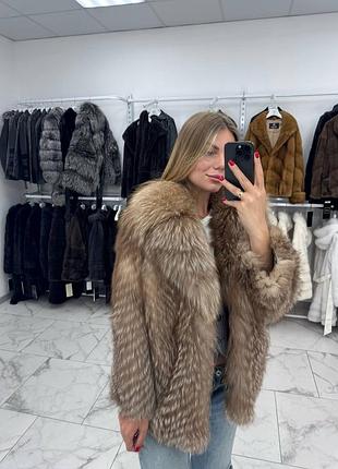 Тонована чорнобурка у розпуск , 70 см довжина