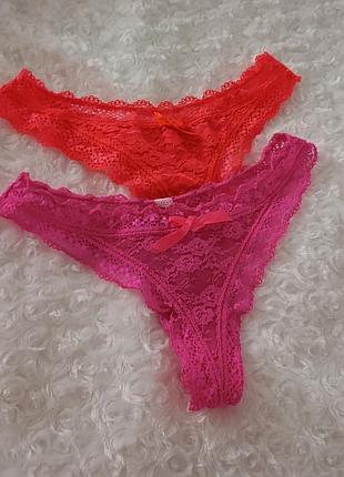 Трусики ажурные стринги кружевные бикини кружные танга xs s 6 8 34 36 42 44