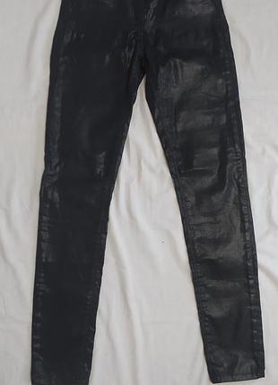 Жіночі штани river island чорні із середньою посадкою eur 34 / xs-s