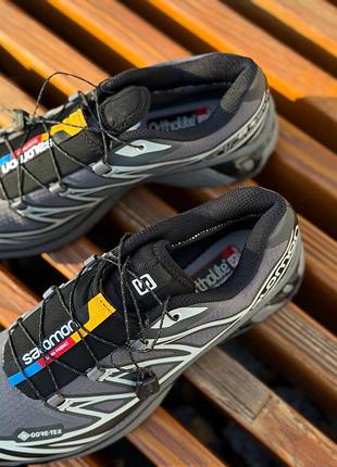 Salomon xt-6 grey soft ground black gore-tex 4