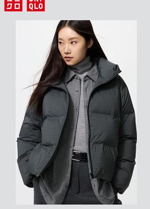 Бесшовный зимний пуховик seamless down short coat uniqlo