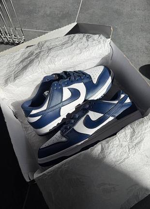 Nike sb dunk low navy blue 2
