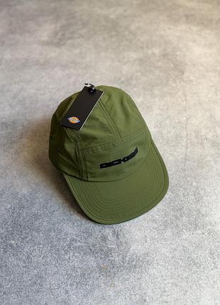 Dickies dellroy 5 panel cap оригінал нова чоловіча жіноча кепка бейсболка пятипанелька 5панелька дікес зелена хакі ск8 sk8 skate на осінь