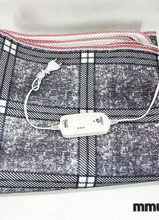 Електропростирадло електричне простирадло з підігрівом electric blanket 70х150см gray